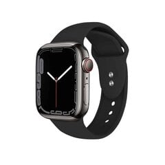 Kellarihm Crong kellale Apple Watch 42/44/45mm, must hind ja info | Crong Nutikellad ja nutivõrud | hansapost.ee