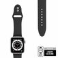 Kellarihm Crong kellale Apple Watch 42/44/45mm, must hind ja info | Nutikellade aksessuaarid ja tarvikud | hansapost.ee