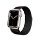 Kellarihm Crong Milano Steel kellale Apple Watch 42/44/45 mm, must цена и информация | Nutikellade aksessuaarid ja tarvikud | hansapost.ee