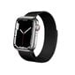 Kellarihm Crong Milano Steel kellale Apple Watch 42/44/45 mm, must hind ja info | Nutikellade aksessuaarid ja tarvikud | hansapost.ee