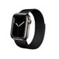 Kellarihm Crong Milano Steel kellale Apple Watch 42/44/45 mm, must цена и информация | Nutikellade aksessuaarid ja tarvikud | hansapost.ee