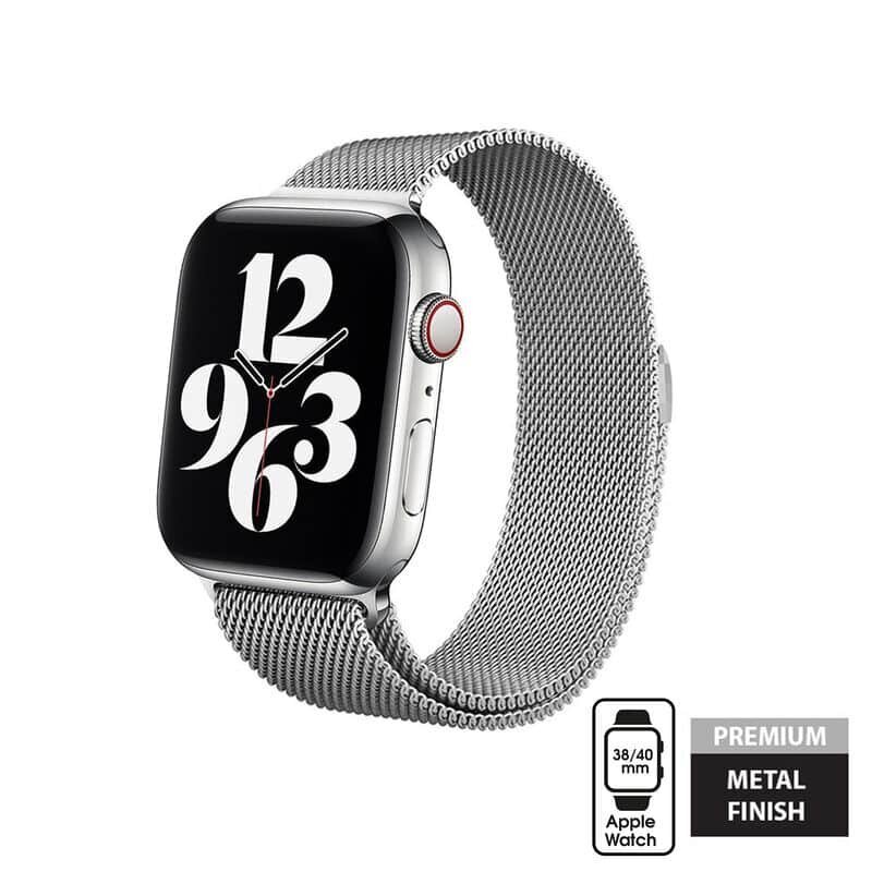 Kellarihm Crong Milano Steel kellale Apple Watch 38/40/41 mm hind ja info | Nutikellade aksessuaarid ja tarvikud | hansapost.ee