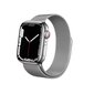 Kellarihm Crong Milano Steel kellale Apple Watch 42/44/45 mm, hõbedane hind ja info | Nutikellade aksessuaarid ja tarvikud | hansapost.ee