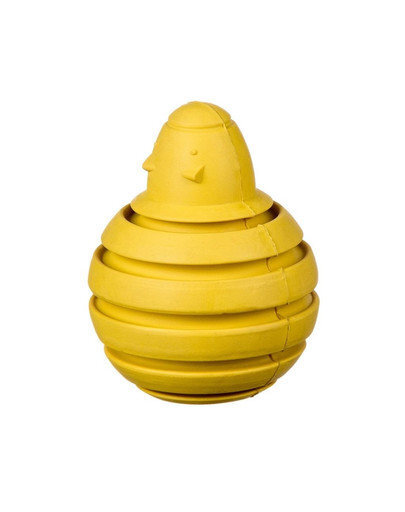 Barry King tugev kummist koeralelu kollane hiir S 6,5cm цена и информация | Koerte mänguasjad | hansapost.ee
