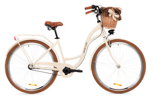 Велосипед Goetze 28 3SP с плетеной корзиной и вкладышем, кремовый/коричневый цена и информация | Велосипеды | hansapost.ee