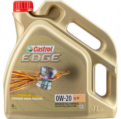 Castrol 0W20 Edge Titanium LL IV 4L hind ja info | Mootoriõlid | hansapost.ee
