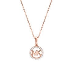 Michael Kors pronksjas kaelakee sädeleva ripatsiga MKC1108AN791 (kett, ripats) price and information | Necklaces | hansapost.ee