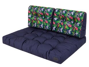Набор из 3 подушек для поддона Hobbygarden Leo, синий цена и информация | Подушки, наволочки, чехлы | hansapost.ee