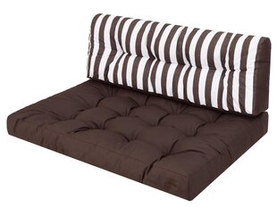 Набор из 2 подушек для поддона Hobbygarden Leo, коричневый цена и информация | Подушки, наволочки, чехлы | hansapost.ee