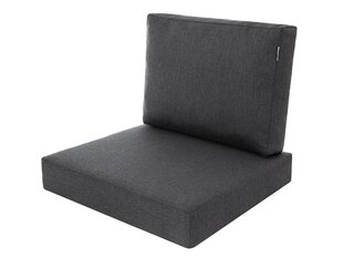 Комплект подушек для стульев HobbyGarden Mia Tech, черного цвета цена и информация | Подушки, наволочки, чехлы | hansapost.ee