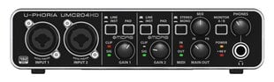 Аудио интерфейс Behringer UMC204HD цена и информация | Behringer Бытовая техника и электроника | hansapost.ee