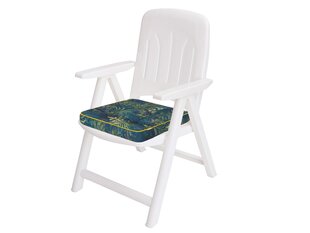 Подушка для стула HobbyGarden Клара, синяя / зеленая цена и информация | Подушки, наволочки, чехлы | hansapost.ee
