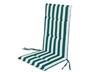 Подушка для стула Hobbygarden Marta, зеленая/белая цена и информация | Подушки, наволочки, чехлы | hansapost.ee