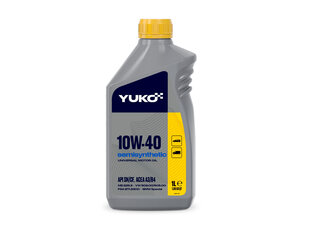 Масло моторное полусинтетическое Yuko Semisynthetic, 10W-40, 1л цена и информация | Моторные масла | hansapost.ee