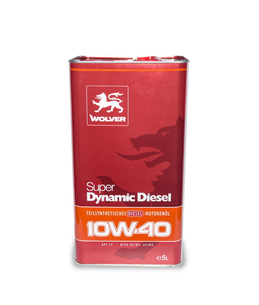 Wolver Super Dynamic Diesel poolsünteetiline mootoriõli, 10W-40, 5L цена и информация | Mootoriõlid | hansapost.ee