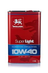 Wolver Super Light синтетическое моторное масло, 10W-40, 4л цена и информация | Моторные масла | hansapost.ee