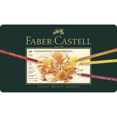 Художественные карандаши Faber-Castell Polychromos, 60 цветов цена и информация | Принадлежности для рисования, лепки | hansapost.ee
