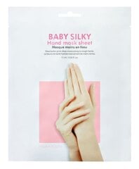 Регенерирующая и увлажняющая маска для рук Holika Holika Baby Silky Hand Mask Sheet, 15,1 мл цена и информация | Кремы, лосьоны для тела | hansapost.ee
