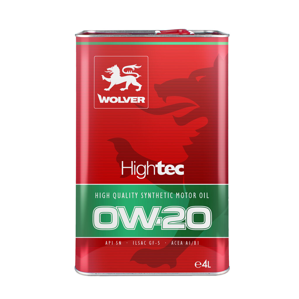Wolver HighTec Hybrid sünteetiline mootoriõli, 0W-20, 4L цена и информация | Mootoriõlid | hansapost.ee