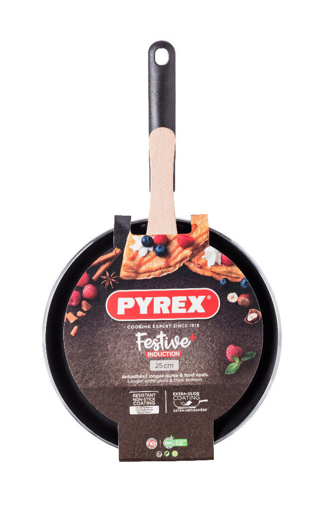 Pyrex pannkoogipann Festive Ø 25 cm + spaatel hind ja info | Pannid | hansapost.ee