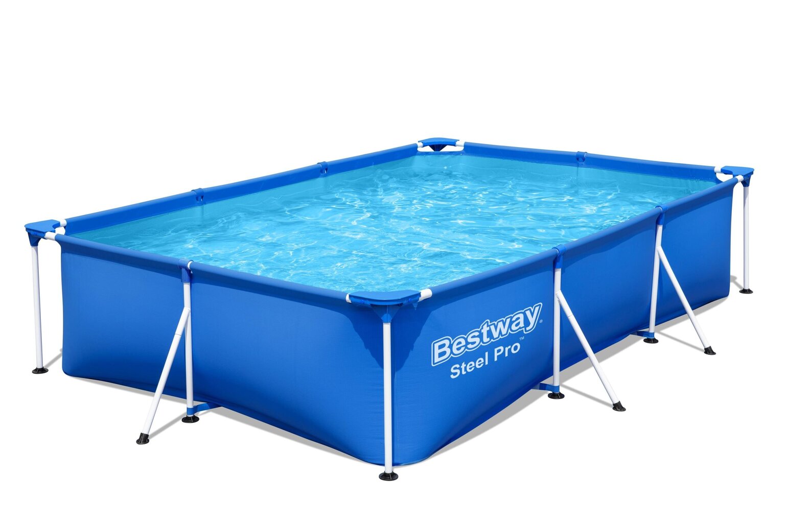 Bassein Bestway Steel Pro, 300cm x 201cm x 66cm цена и информация | Basseinid | hansapost.ee