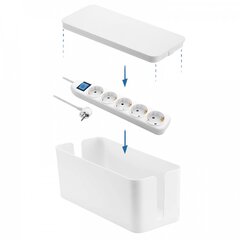 Pikendusjuhe paigalduskarbiga Electraline 300170, 5 pistikupesa, 1,5 m price and information | Pikendusjuhtmed | hansapost.ee