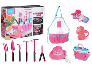 Детский садовый набор Gardening Tools, розовый цена и информация | Игрушки (пляж, вода, песок) | hansapost.ee