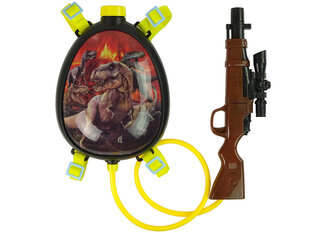 Mänguveepüstol koos seljakoti ja dinosaurustega LeanToys hind ja info | Ranna- ja õuemänguasjad | hansapost.ee