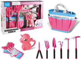 Детский садовый набор Gardening Tools, розовый цена и информация | Игрушки для девочек | hansapost.ee