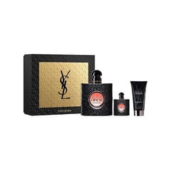 Kinkekomplekt naistele Yves Saint Laurent Black Opium: parfüümvesi EDP 50 ml + EDP 7,5 ml + ihupiim 50 ml hind ja info | Parfüümid naistele | hansapost.ee