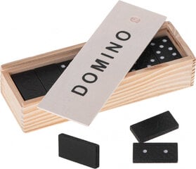 Dominoes wooden blocks family game + box цена и информация | Настольные игры | hansapost.ee