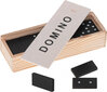 Dominoes wooden blocks family game + box цена и информация | Lauamängud ja mõistatused perele | hansapost.ee