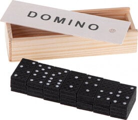 Dominoes wooden blocks family game + box цена и информация | Настольные игры | hansapost.ee