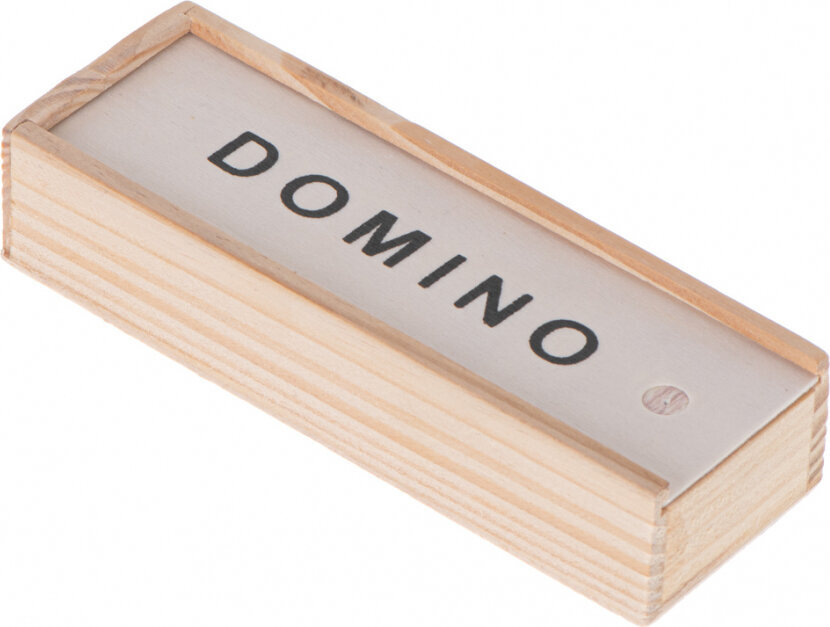 Dominoes wooden blocks family game + box hind ja info | Lauamängud ja mõistatused perele | hansapost.ee