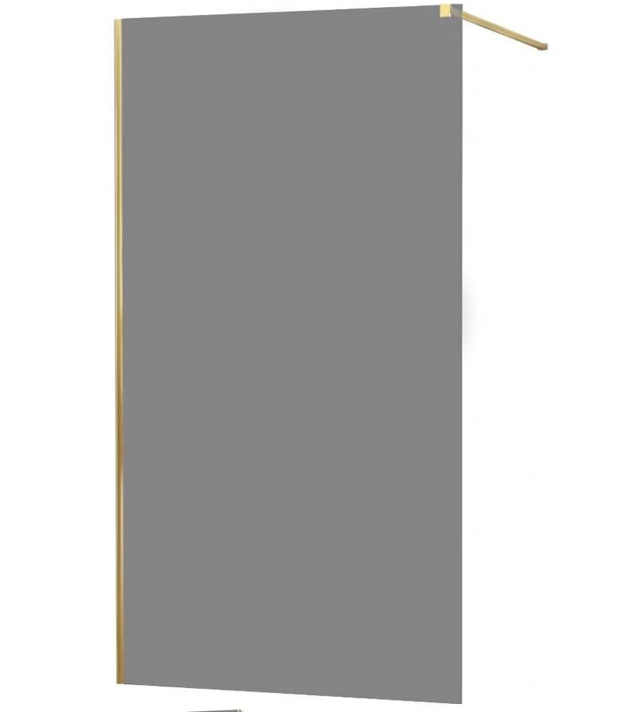 Dušisein Mexen Kioto, gold/grafiitklaas 70,80,90,100,110,120x200 cm hind ja info | Dušiseinad ja dušiuksed | hansapost.ee