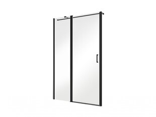 Душевые двери Besco Exo-C Black, 100,110,120 x 190 см цена и информация | Душевые двери и стены | hansapost.ee