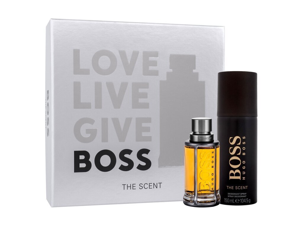 Komplekt Hugo Boss Fragrance The Scent for Scent: tualettvesi EDT, 50ml + deodorant, 150ml цена и информация | Parfüümid meestele | hansapost.ee