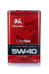 Масло моторное синтетическое Wolver UltraTec, 5W-40, 4л цена и информация | Моторные масла | hansapost.ee