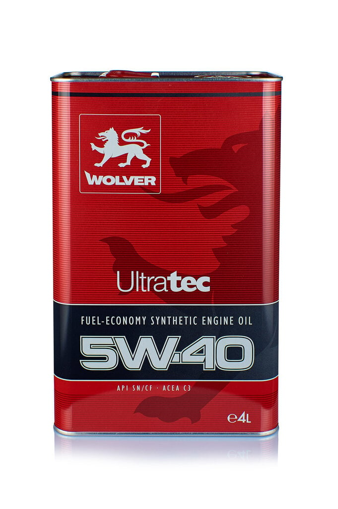 Wolver UltraTec sünteetiline mootoriõli, 5W-40, 4L цена и информация | Mootoriõlid | hansapost.ee