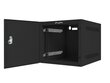 LANBERG 10" WALL-MOUNTED RACK CABINET 4U (280X310, BLACK) hind ja info | Arvutikomponentide tarvikud | hansapost.ee