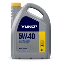 Yuko Synthetic sünteetiline mootoriõli, 5W-40, 5L цена и информация | Моторные масла | hansapost.ee