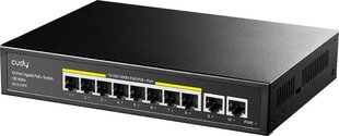 Коммутатор Cudy GS1010PE, 8 портов Gigabit PoE Switch, 120 Вт цена и информация | Cudy Компьютерная техника | hansapost.ee