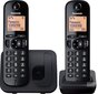 Lauatelefon Panasonic KX-TGC212, must цена и информация | Lauatelefonid | hansapost.ee