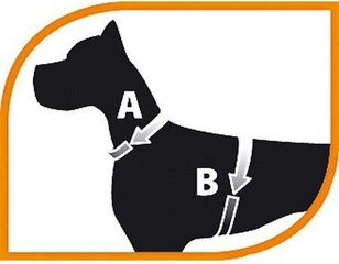 Шлейка для собак Ferplast Ergocomfort, черный/красный, XS цена и информация | Ferplast Товары для животных | hansapost.ee