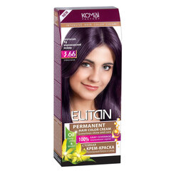 ELITAN Крем-краска для волос 3.66 Марокканский инжир, 50/50/30 мл цена и информация | Краска для волос | hansapost.ee