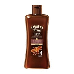Päevitusõli Hawaiian Tropic Tanning Oil SPF 0, 200ml hind ja info | Hawaiian Tropic Parfüümid, lõhnad ja kosmeetika | hansapost.ee