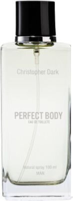 Tualettvesi Christopher Dark Perfect Body EDT meestele, 100ml hind ja info | Parfüümid meestele | hansapost.ee