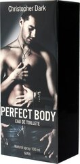 Tualettvesi Christopher Dark Perfect Body EDT meestele, 100ml цена и информация | Мужские духи | hansapost.ee