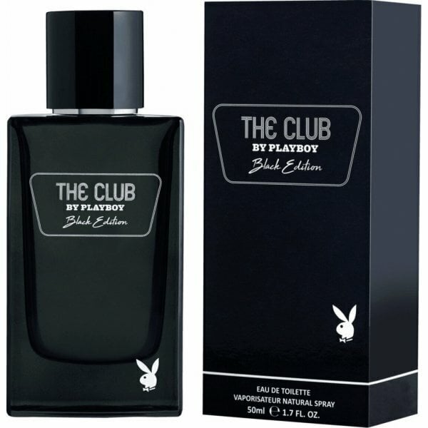 Tualettvesi Playboy The Club Black Edition EDT meestele, 50 ml hind ja info | Parfüümid meestele | hansapost.ee