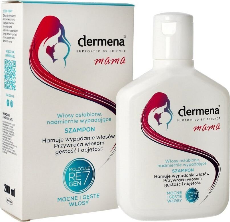 Šampoon nõrkadele juustele Dermena Mama, 200 hind ja info | Šampoonid | hansapost.ee